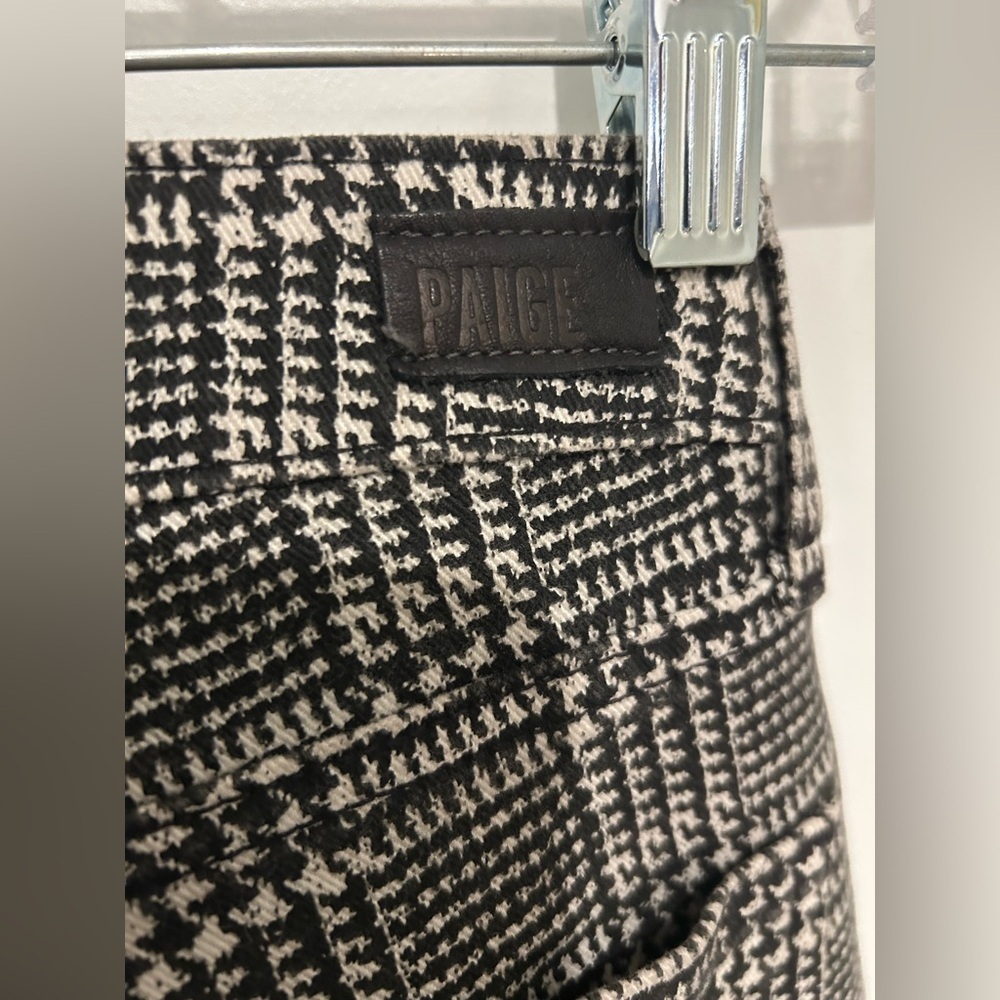 PAIGE Monochrome Checkered Trousers size 27 - Picture 7 of 7